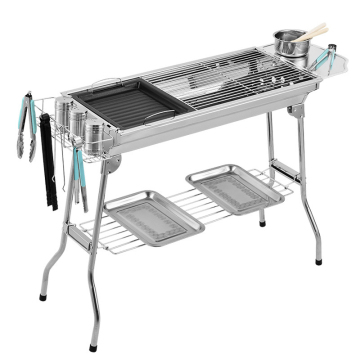 Wholesale Durable Stainless Steel Charcoal BBQ Grill - Portable Foldable Outdoor Grill In Stock