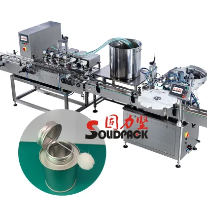 Solidpack 502 Brush Filling and Capping Machine for Viscous Glue