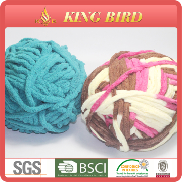 china fancy yarn polyester chenille yarn chenille fabric for knitting