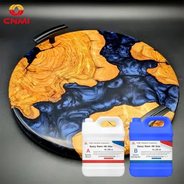 CNMI Epoxy Resin AB Glue Kit HL210 2:1 Clear Non Toxic Epoxy Resin for Crafts