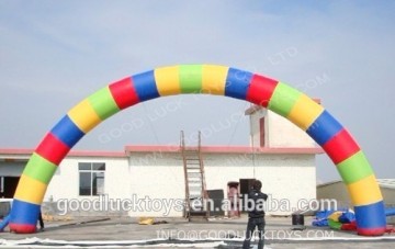 Guangdong Pop inflatable welcome arch67, hot design inflatable entrance arch