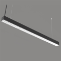 LED Linear Pendant Light Fixtures Black White Finish