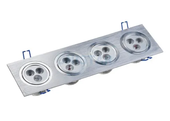 Combined Led Down Light 12w, Meanwell Power Supply Recessed Led Downlight