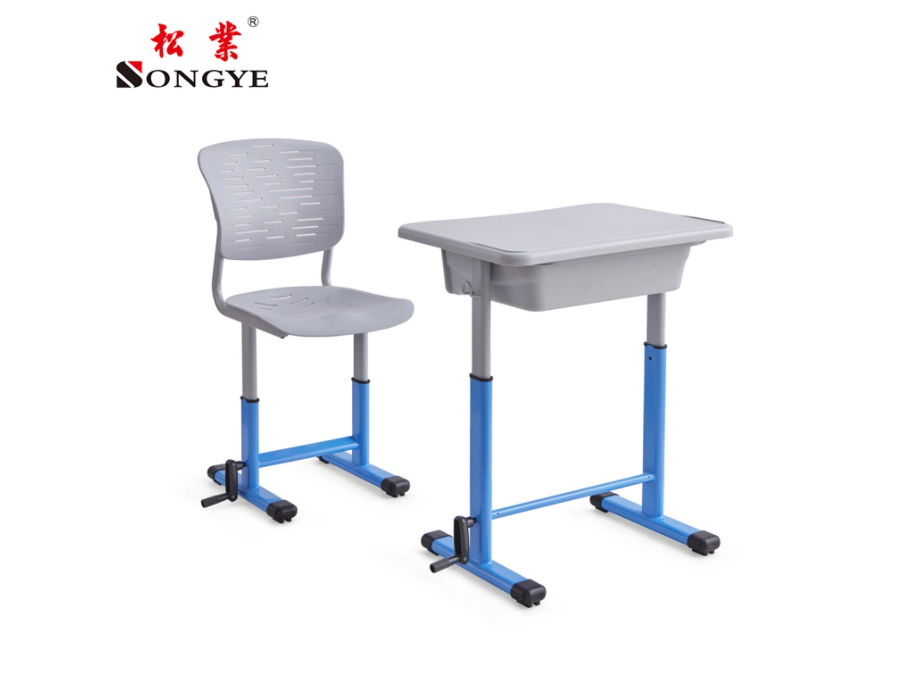 Adjustable Student Desk In Hard Plastic Material