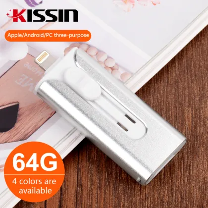 3-in-1 OTG USB Flash Drive 16G-256G for Samsung Apple Android Phones