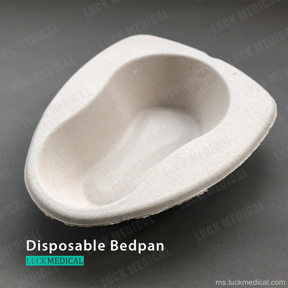 Bedpan buang guna untuk kuali katil perubatan tua