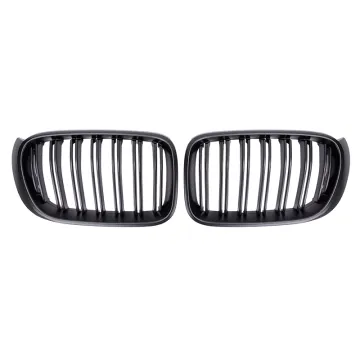 Matte Black Double Line Grills F25/F26 Abs Material Front Car Grille for X3 2014-2017