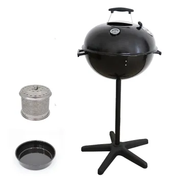 charcoal and electric grill for garden