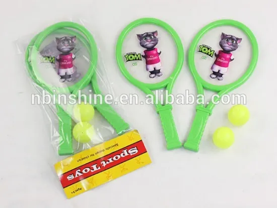 Cartoon design hot sell children sport set , tennis racket toy