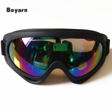 Boyarn Windproof Mirrored Safety Skiing Goggles