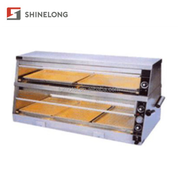 K285 2 Layers Table Top Hot Chicken Food Display Showcase Display