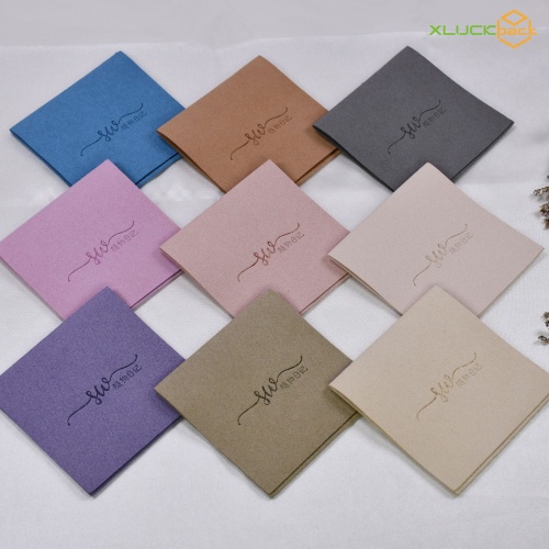 Logo-Printed Soft Pouch for Earrings & Jewelry Storage