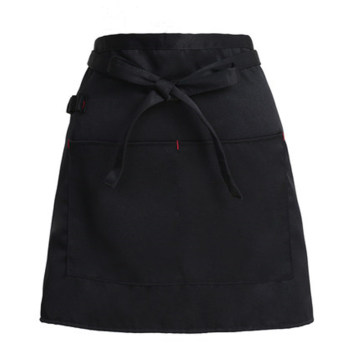 White apparel chef uniform for food waist apron