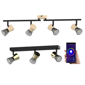 Modern Brushed Nickel G9 Indoor Smart Adjustable Glass Hotel Flush Mount LED Ceiling Lighting