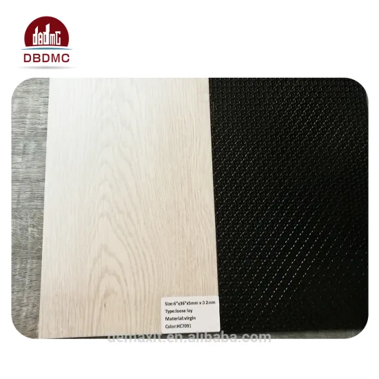 100% virgin vinyl loose lay LVT/LVP flooring
 
Thickness 1.5-5.0mm unilin click pvc floor anti-static vinyl tile flooring