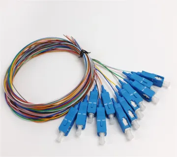 1.2 Meter 12 Fibers Sc/APC Single-Mode Bundle Optical Fiber Pigtail