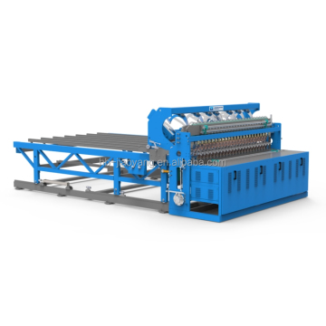 Concrete reinforcement mesh welding line