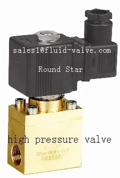 2way Ip65 Brass Water Gas High Pressure Solenoid Valve 