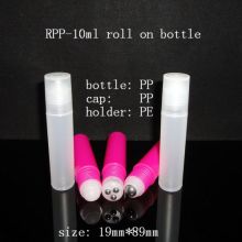 10ml round roll on plastic bottle