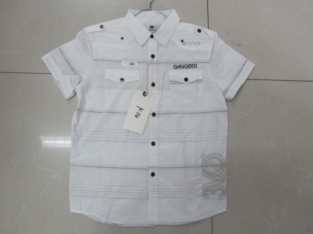 custom white cotton check shirt