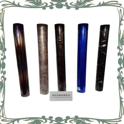 Hot stamping foil for paper plastics