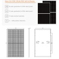 360W 375W 120Cell Panel solar dengan TUV