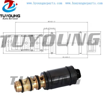 5SE09C 5SE12C 6SEU16C auto ac electrical control valve Toyota Yaris 883100D141 40460715, car ac compressor electrical control