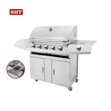 Outdoor Kitchen Metal Frame Gas Grill Sale BBQ Grill on Sale Homemade Barbecue Grill
