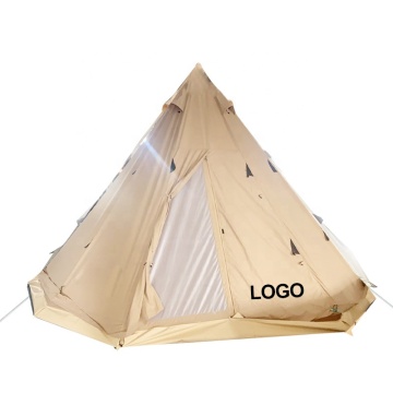 Luxury Glamping Tent: Hot Sale Camping Cotton Canvas Tepee Dome