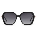 Modern oversized acetate shades