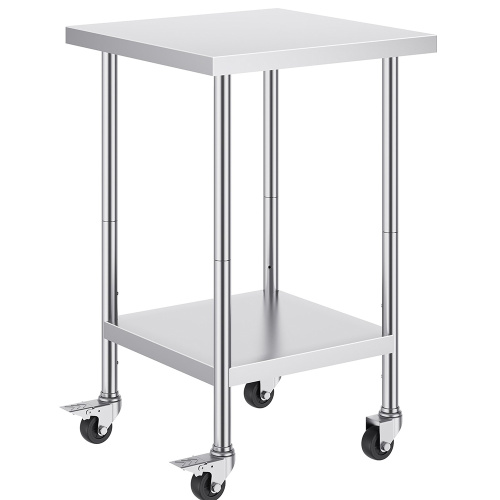 stainless steel work table with wheels Stainless steel work tables with Wheels for restaurants Supplier