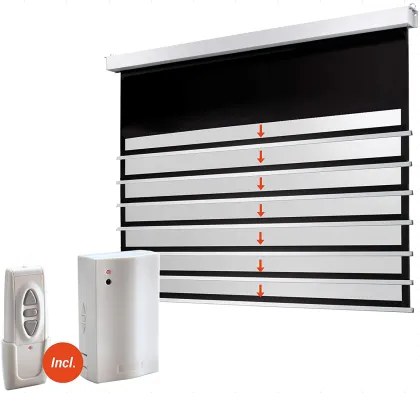 Motorized screen electric remote control projection screen