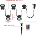 Remote Control LED Pond Spotlight with 24-Key Remote