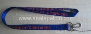 Popular Blue Nylon Lanyards 