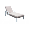 Uteplats aluminium trädgård soffa möbler lounger