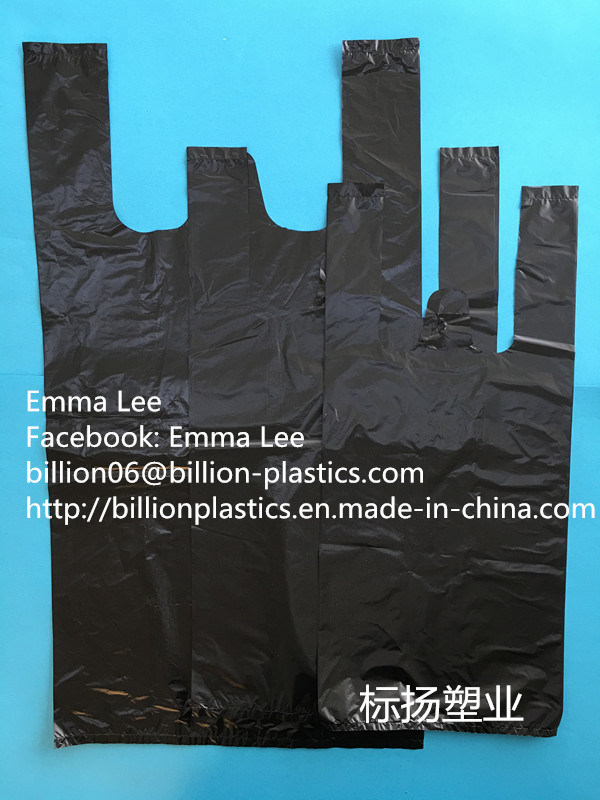 Supply Environmentally Friendly Plastic Shopping Bags T-Shirt Bag