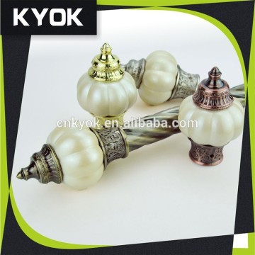 KYOK magnetic curtain rod wholesale ,curtain finials & curtain rod finials