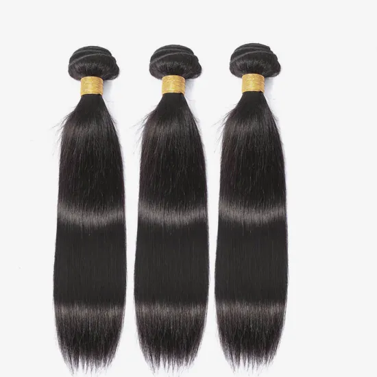 8-26 inch Straight Human Hair Bundles With 4x4 Lace Closures India Hair Bundles with HD Closure 3 Bundles With Closure