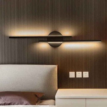 Einfache LED -Wandlampe für Schlafzimmer, Bett, Hotel, Flur, Treppe und TV -Hintergrund