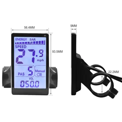 Electric bicycle color large screen