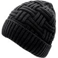 Vinterhat Varm strikket slouchy beanie kranium cap