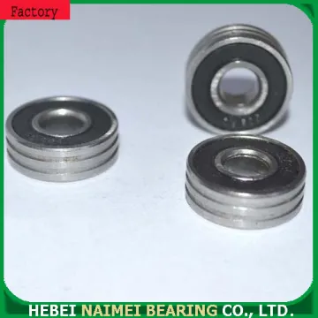 Micro steel bearings 608ZZwith double groove