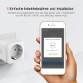 3/2PCS WIFI Wireless Remote Smart Plug Socket Smart Timer Plug Voice Control EU Home Fire Retardant PC Smart Power Socket EU 16A