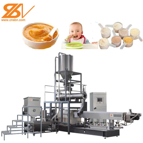 CE Automatic Cereal Baby Food Porridge Making Machine Production Line