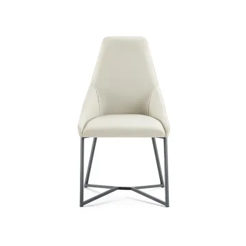 living room high back chair leather dinner chair