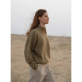 Womens Long Sleeve Solid Loose Sweaters