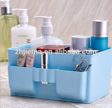 free sample multifunction large capacity desk storage box, plastic makeup storage box