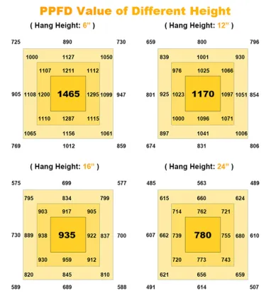 Kingbright Grow Light LED with 6 Bars PPE2.8
