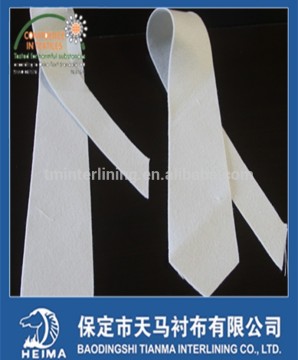 Competitive Price 100% polyester Neck tie Lining/ white color