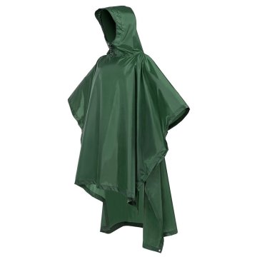 Hujan Poncho, Jas hujan Kalis Air dengan Hood untuk Aktiviti Luaran